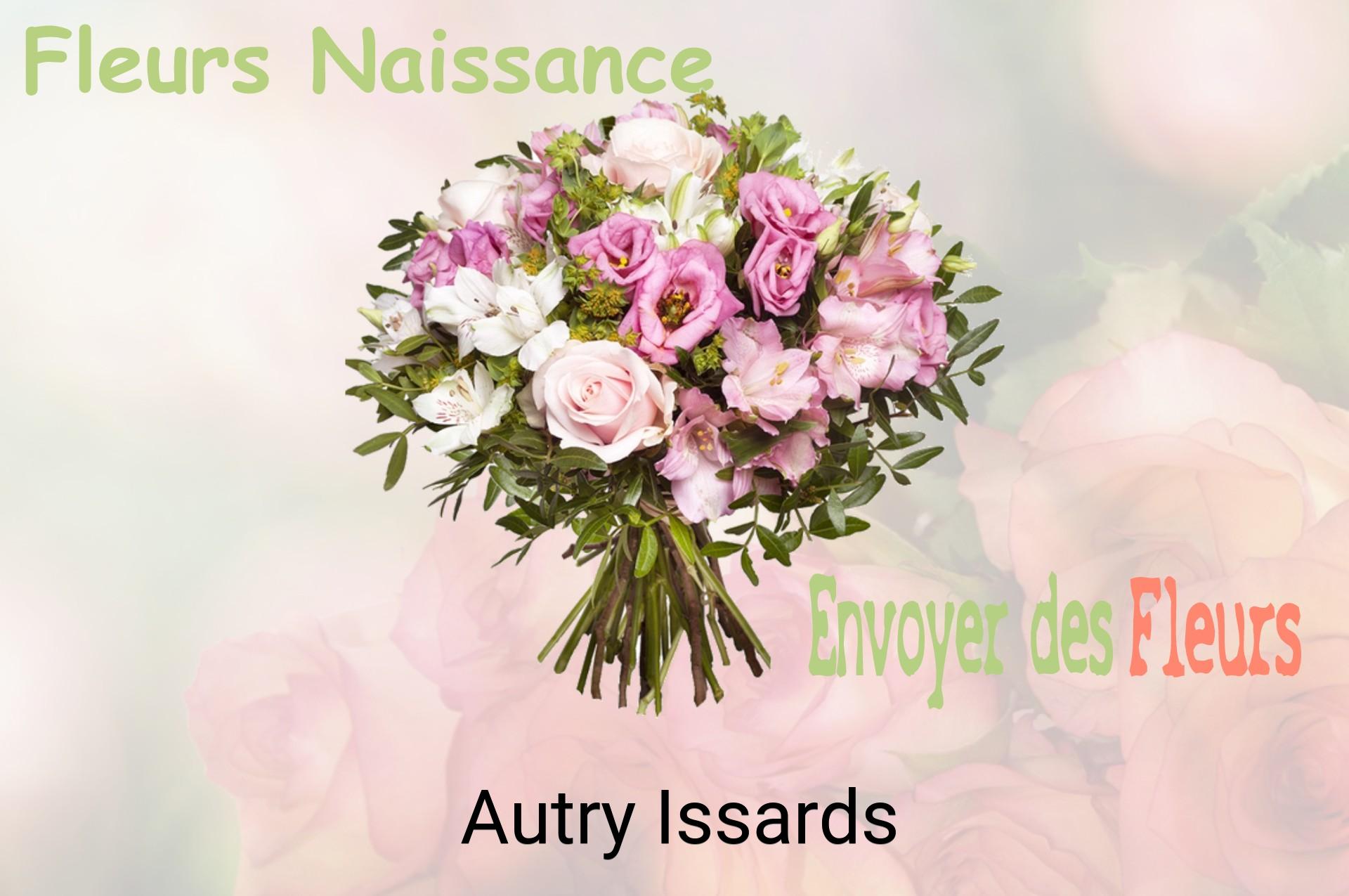 Bouquet de fleurs de naissance livré à Autry-Issards
